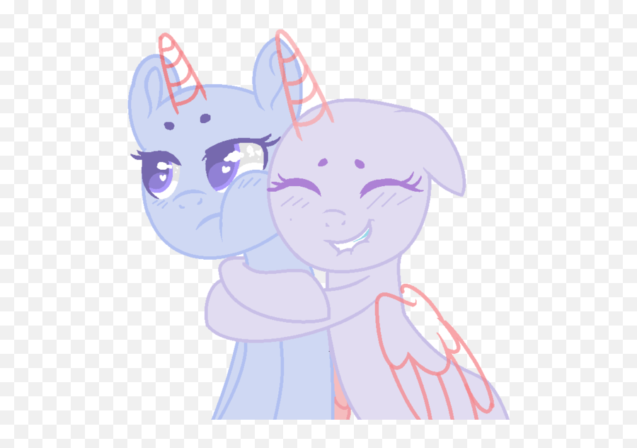 Friendly Clipart Two Friend Friendly Two Friend Transparent - Mlp Two Pony Base Emoji,Best Friend Emoji