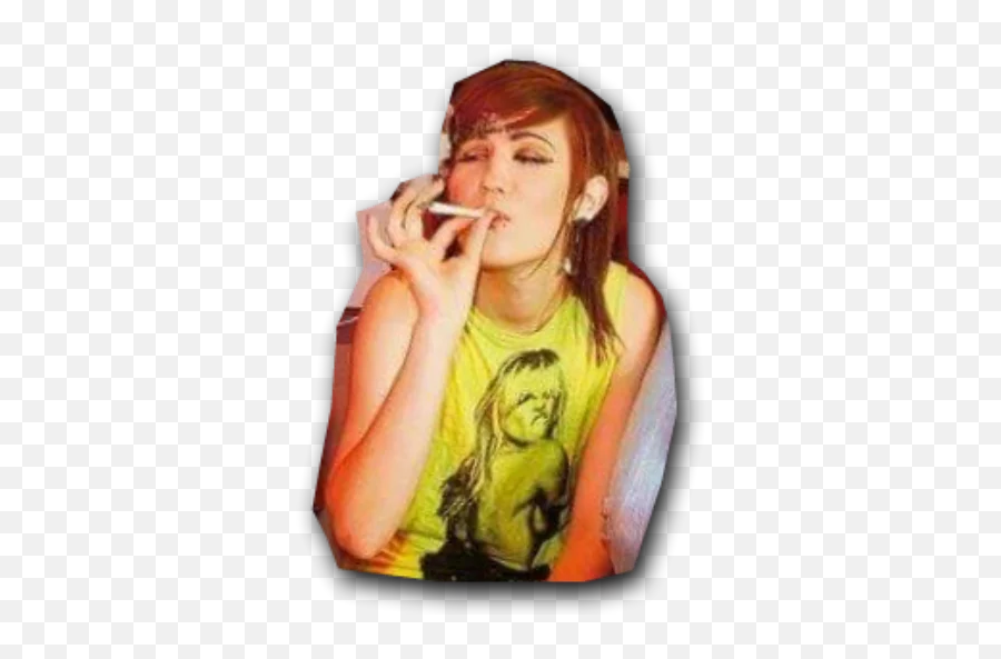 Bravopack Stickers For Telegram - Heidi Klum T Shirt Emoji,Cigarette Emoji Android