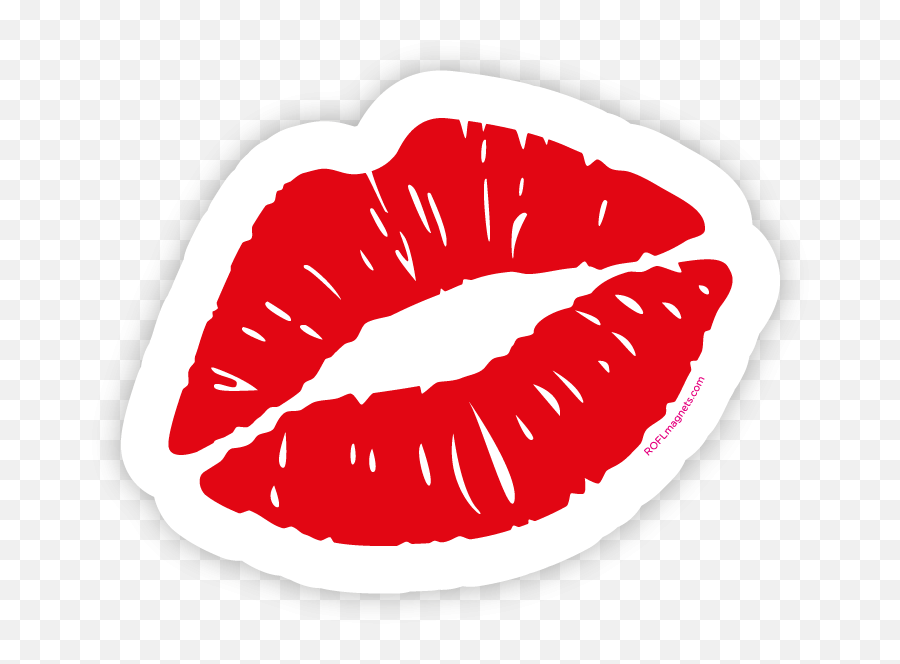 Kiss - Cartoon Lipstick Drawing Emoji,Huge Kiss Emoji