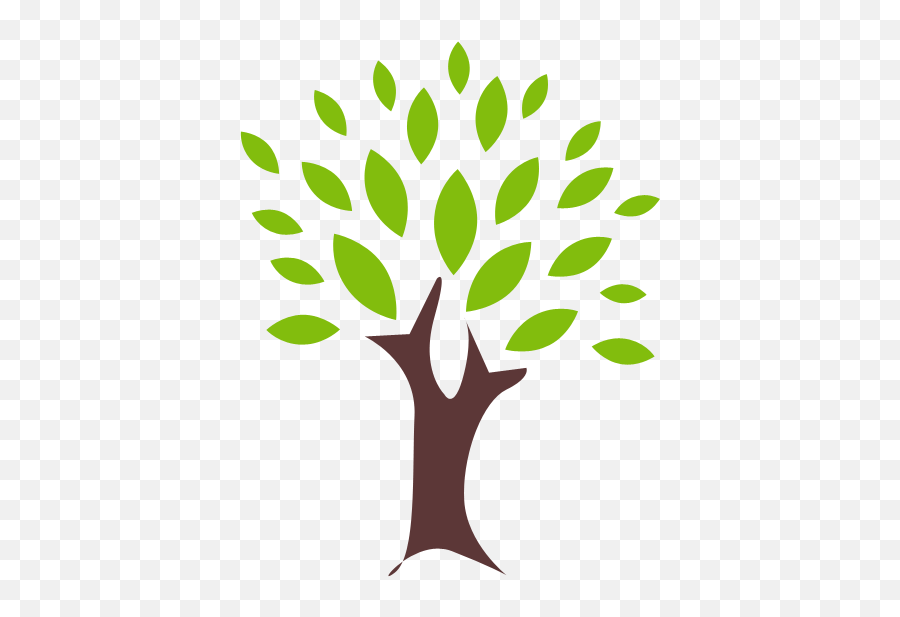 Library Of Image Download Of A Tree With Leaves Png Files - Simple Tree Clipart Png Emoji,Tree Fire Emoji