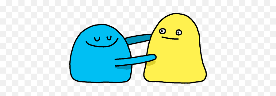 Top Anime Hug Stickers For Android Ios - Hug Gif Transparent Emoji,Hugging Emoji