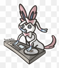 Follyboo On Scratch - Eeveelutions Dj Gif Emoji,Cheesehead Emoji
