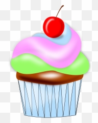 Big Image - Free Clip Art Cupcake Emoji,Muffin Emoji