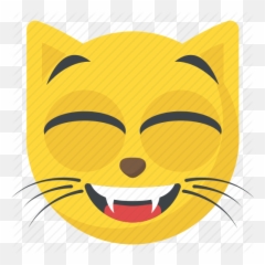 Smiley 5 - Cat Smiley Emoji,Cat Emoji