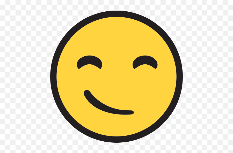 Smiley Emoji Smirk Emoticon - Smirk Smiley Face,Smirk Emoji
