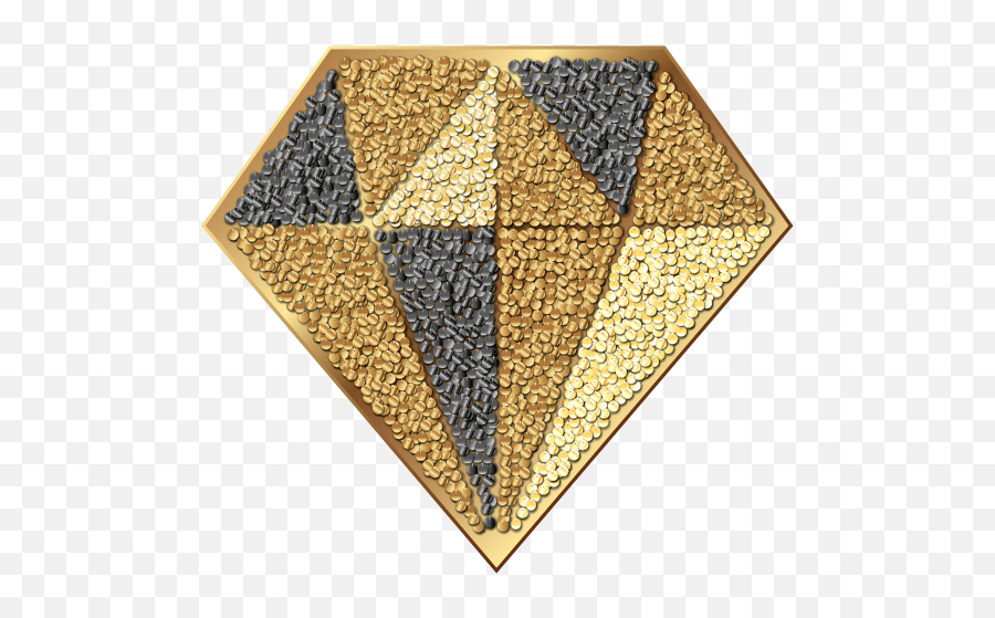 Emoji - Triangle,Gold Emoji