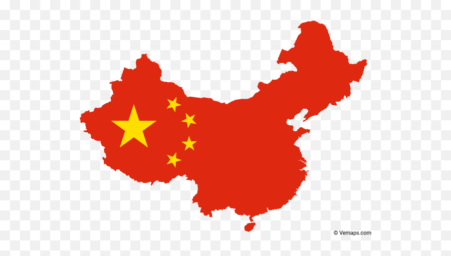 Flag Map Of China - China Vector Map Emoji,Egypt Flag Emoji