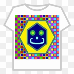 Rainbow Geometric Smiley Face - Roblox Adidas T Shirt Emoji,Rainbow Emoticon