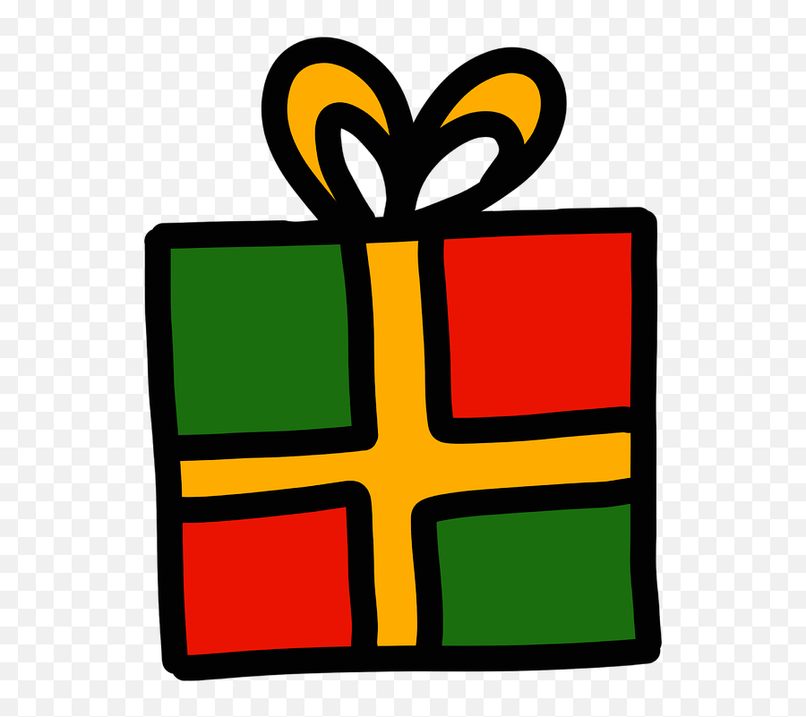 Present Gift Christmas - Clip Art Emoji,Emoji Birthday Presents
