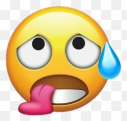 D - Exhausted Emoji