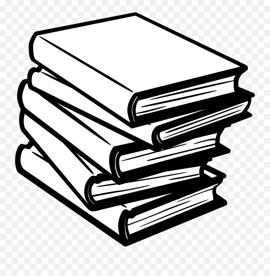 60 Books To - Books Black And White Emoji,Stack Of Books Emoji