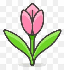 Tulip Emoji Icon Of Colored Outline Style - Tulip Icon,Tulip Emoji