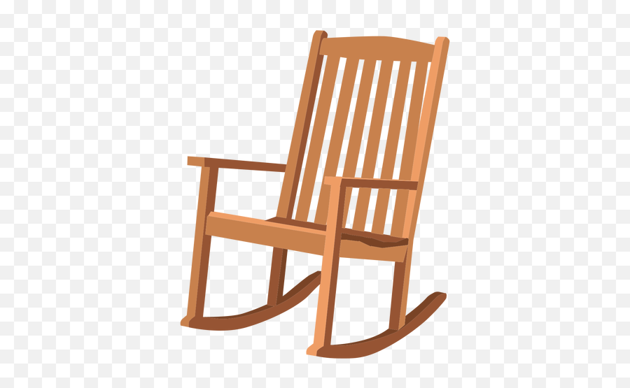 Vector Chair Wood Transparent Png - Rocking Chair Vector Emoji,Rocking Chair Emoji