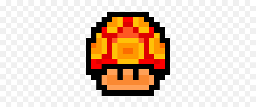 Pixilart - Mario Bros Red Mushroom Emoji,Discord Fire Emoji