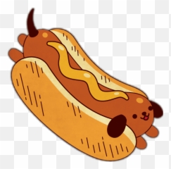Hot Dog Sticker Challenge - Illustration Emoji