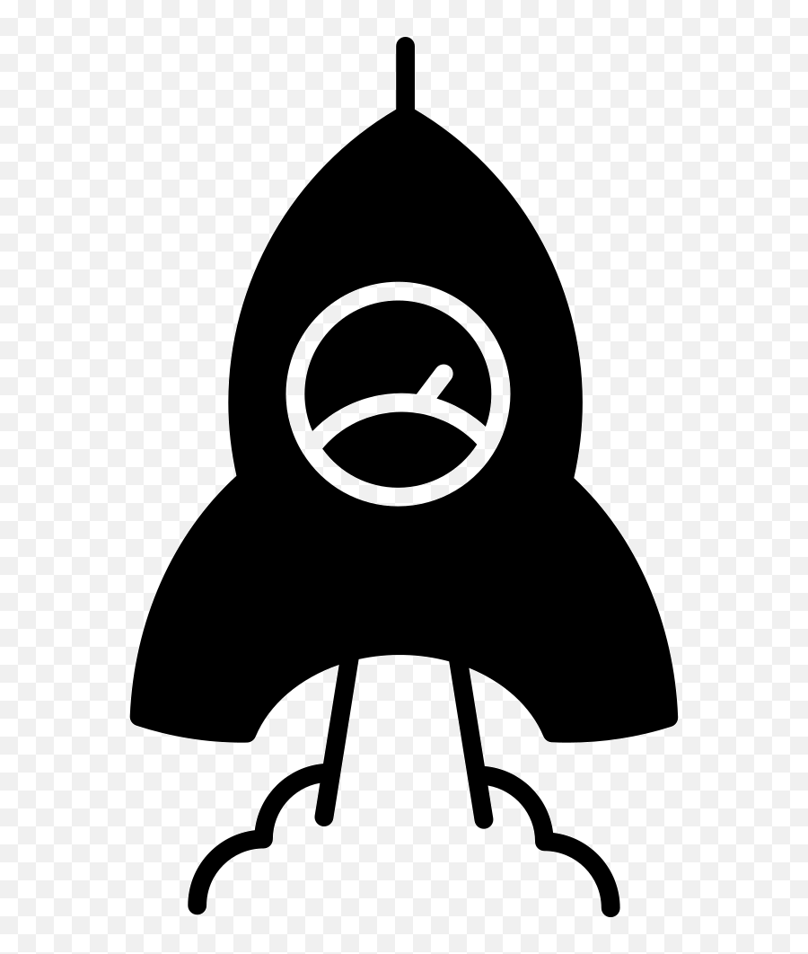 Space Ship Silhouette With Speedometer - Logo Silhouette Space Emoji,Space Shuttle Emoji