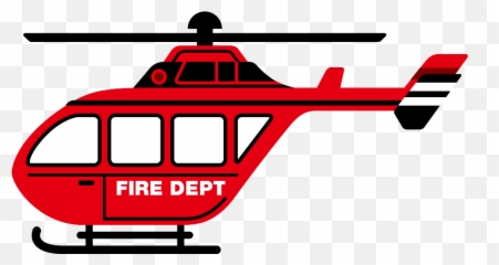 Bombeiros E Polícia - Clipart Cartoon Fire Helicopter Emoji,Helicopter Emoji