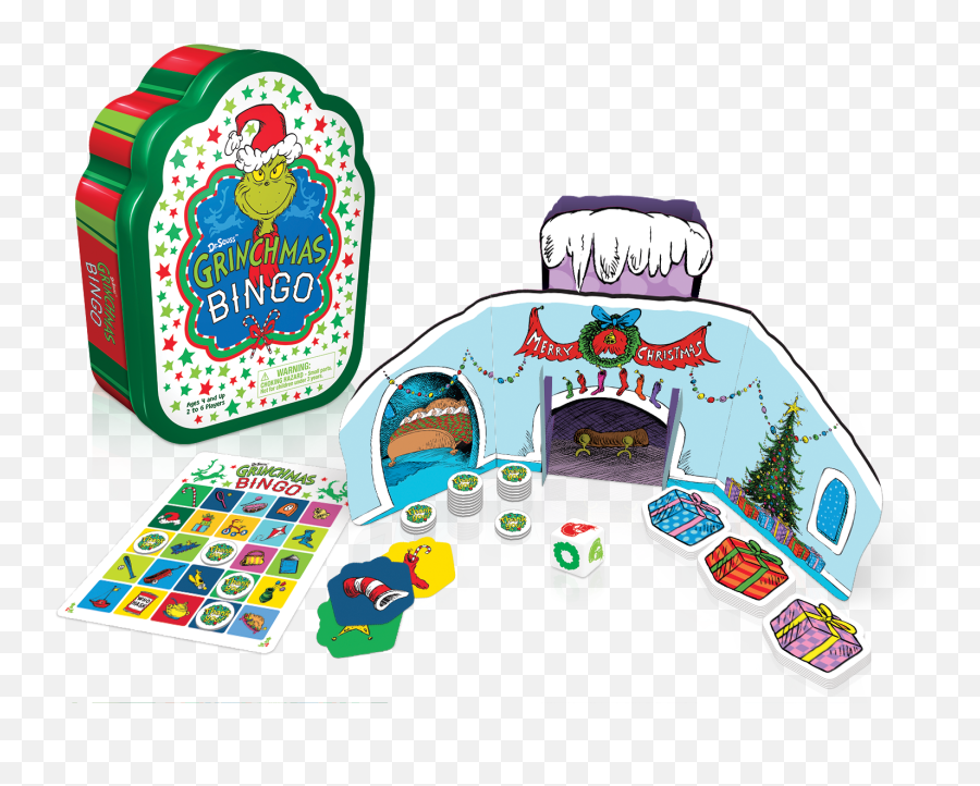 Wonder Forge Dr Seuss Grinchmas Bingo - Bingo Emoji,Grinch Emoji