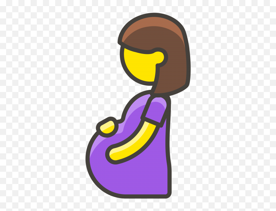 Pregnant Woman Emoji - Pregnant Woman Icon Png Clipart Pregnant Woman Clipart,Old Lady Emoji