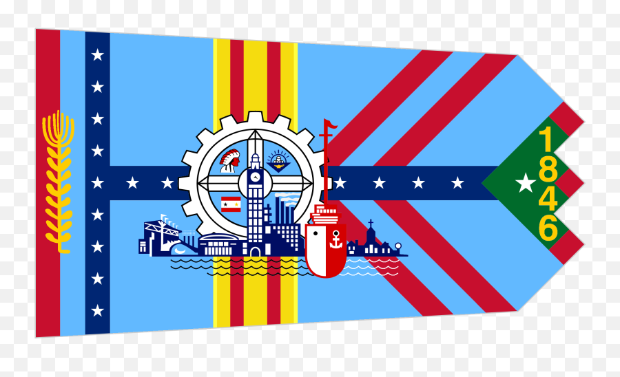 Flag Of Tampa If It Was Also Milwaukee - Graphic Design Emoji,Poland Flag Emoji