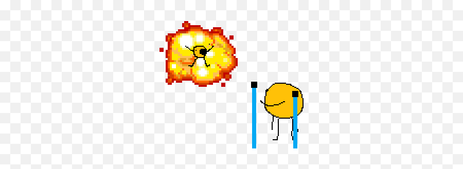 Pixilart - For Todayu0027s Challenge By Potatoesrfruits 8 Bit Explosion Png Emoji,Head Exploding Emoticon