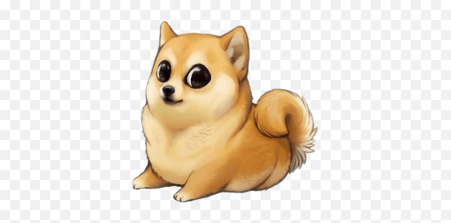 Download Doge Iphone 5 Tought Case - Cute Doge Png Image Chibi Doge Emoji,Cute Iphone Emojis