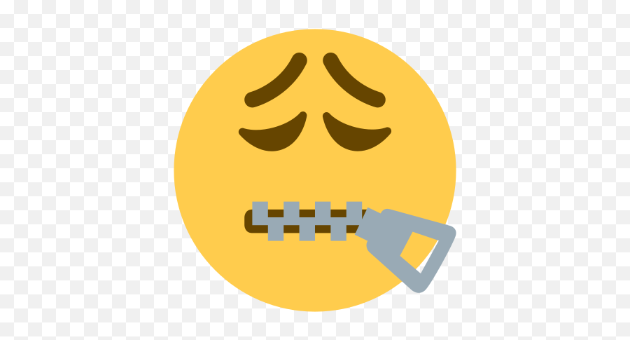 Emoji Remix On Twitter Weary Zipper Mouth Face - Happy,Emoji Font 7