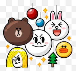 Line Camera Friends Funny Cute Sticker Sweet - Happy Emoji