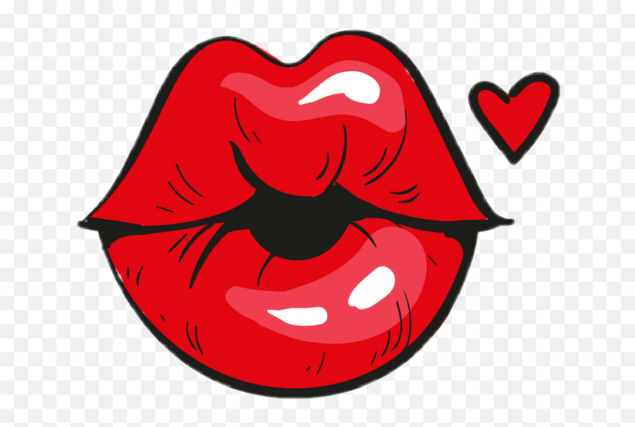 Theme Lips Kiss Heart Sticker By Kosar X Rave - View Card Emoji,Rave Emoji