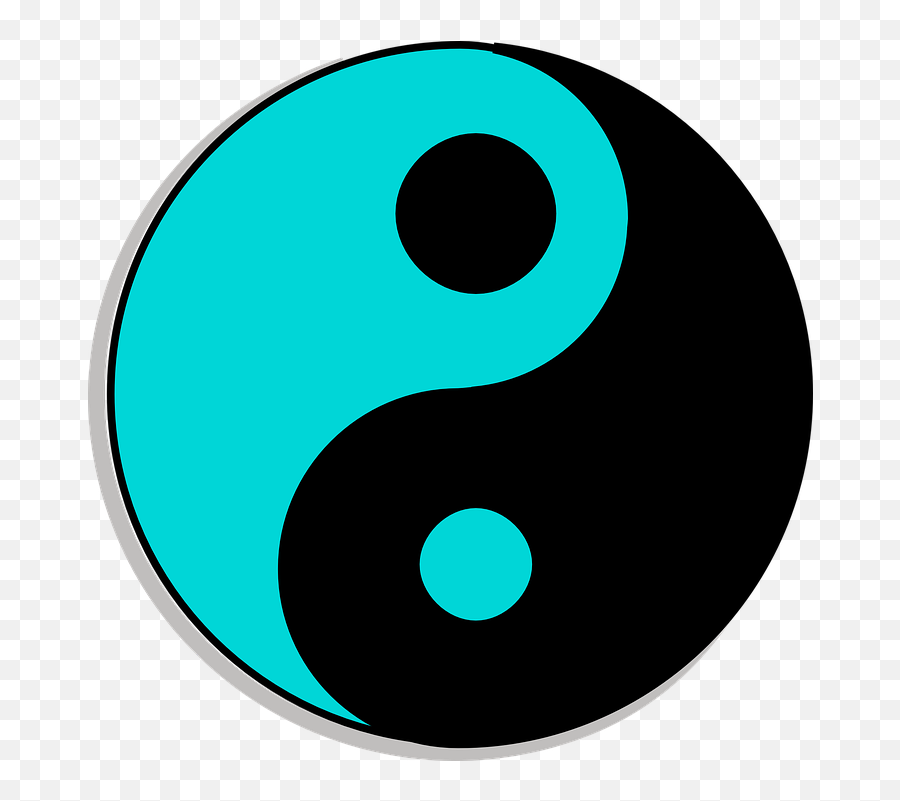 Free Buddhism Yoga Vectors - Ying Y Yang Colores Emoji,Yin Yang Emoji