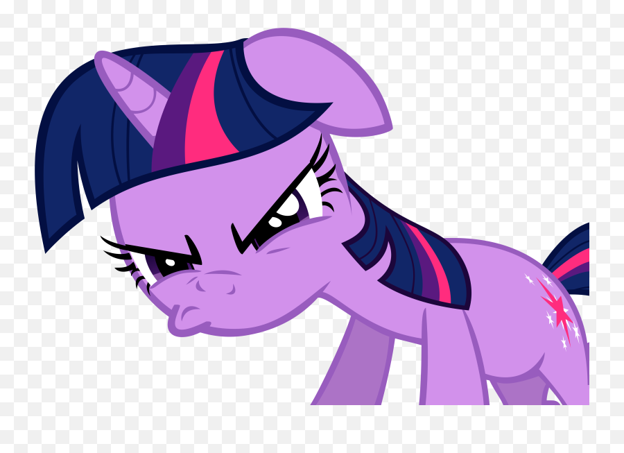Twilight Angry At Flurry Hd Png - Twilight Sparkle Mad Vector Emoji,Sparkle Face Emoji