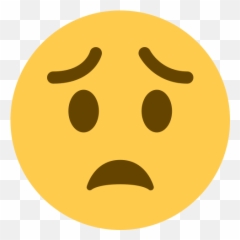 Twemoji2 1f61f - Worried Face Emoji