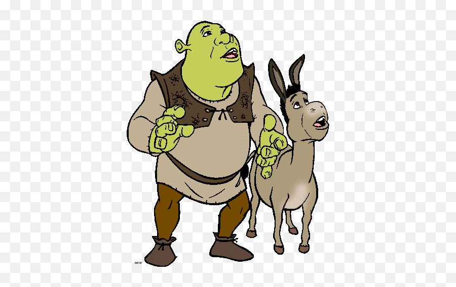 Picture - Shrek And Donkey Clipart Emoji,Donkey Emoticon