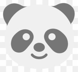 Emoji Clipart Bear - Panda Face Coloring Pages