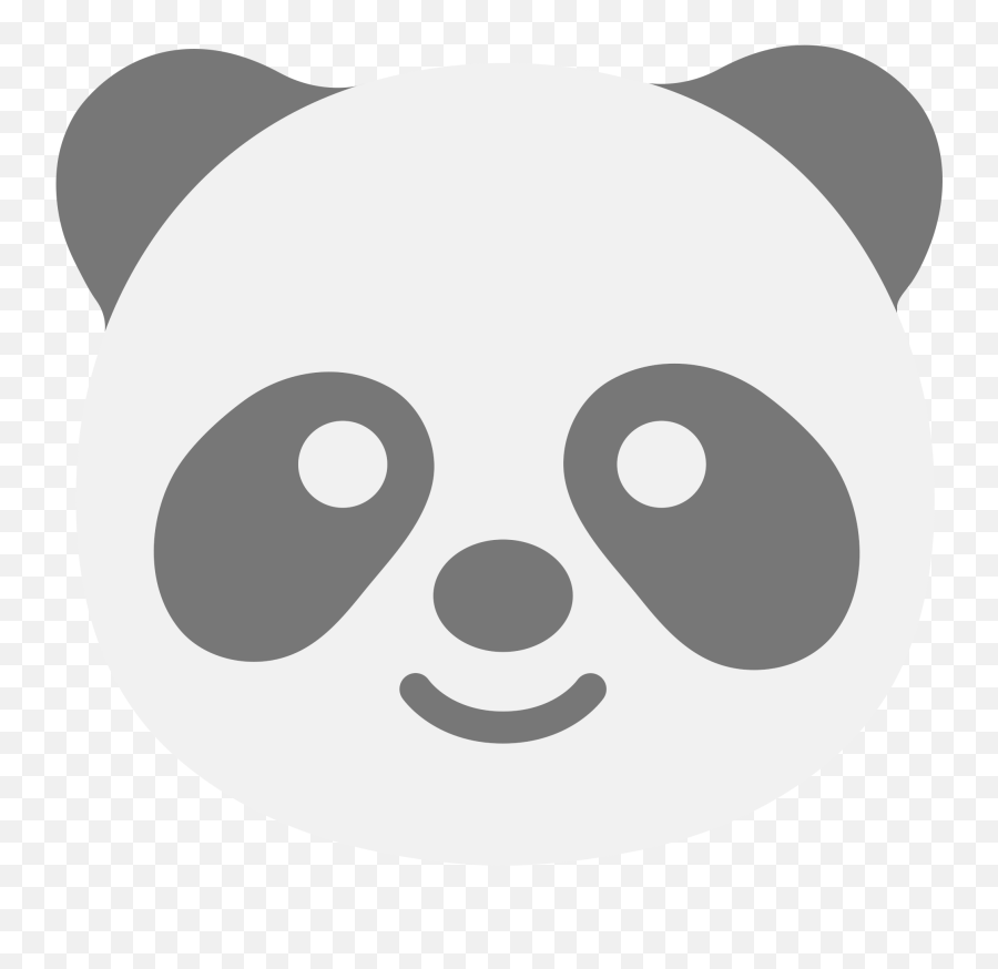 Emoji Clipart Bear Emoji Bear - Panda Face Coloring Pages,Bear Emoji Png