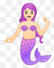 Light Skin Tone Emoji - Mermaid