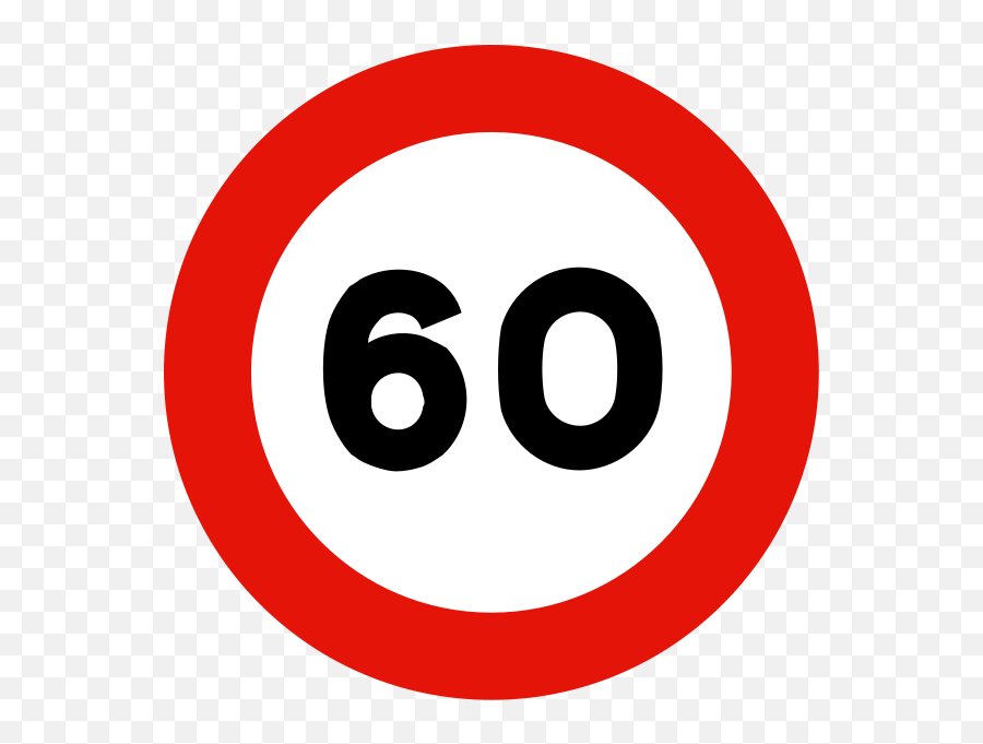 Limite 60 - Limite Di Velocità 50 Emoji,Hi Emoticon