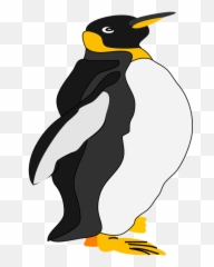 Alive Divine Body - King Penguins Cliparts Emoji