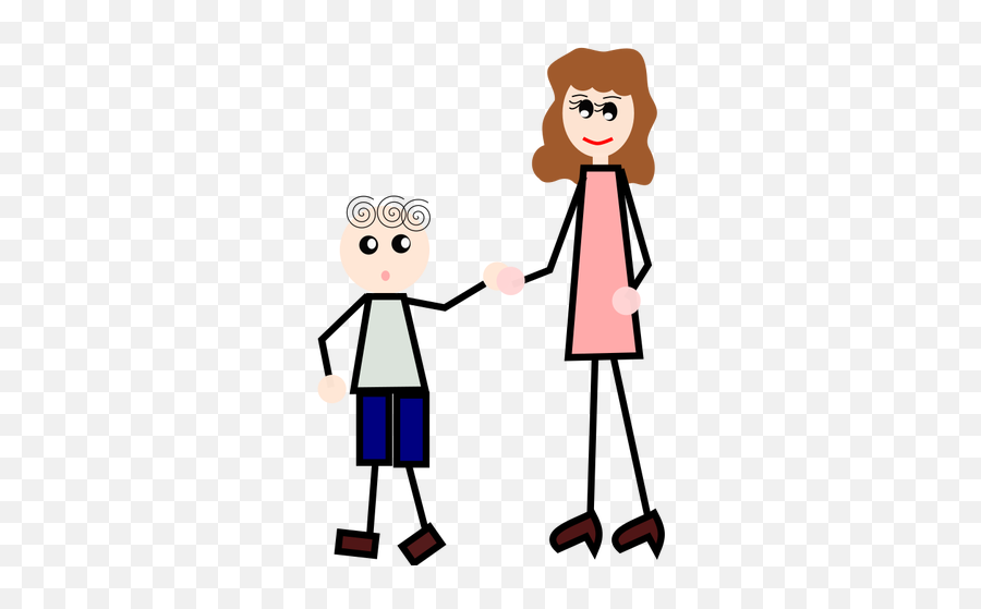 Kid With Mum - Stickman Couple In Love Gif Transparent Png Emoji,Soccer Emoji Shirt