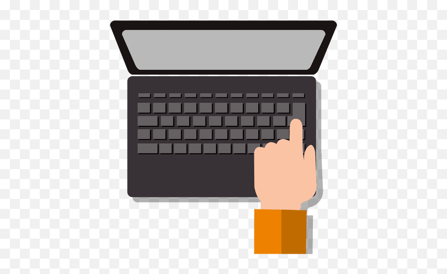 Descargar Png - Hands On Laptop Icon Png Emoji,Teclado De Emoticonos