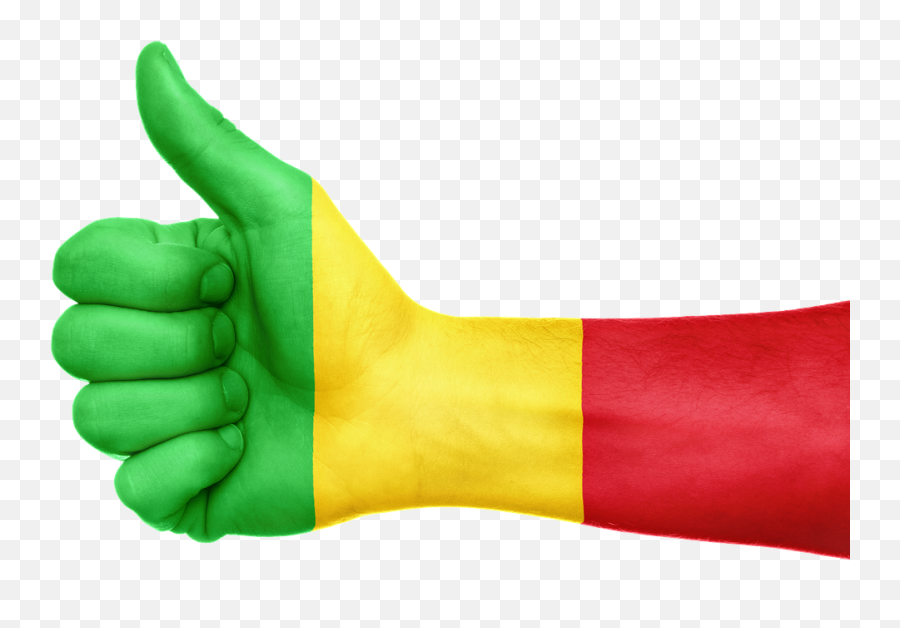 Mali Flag Hand - Flag Emoji,Mali Flag Emoji