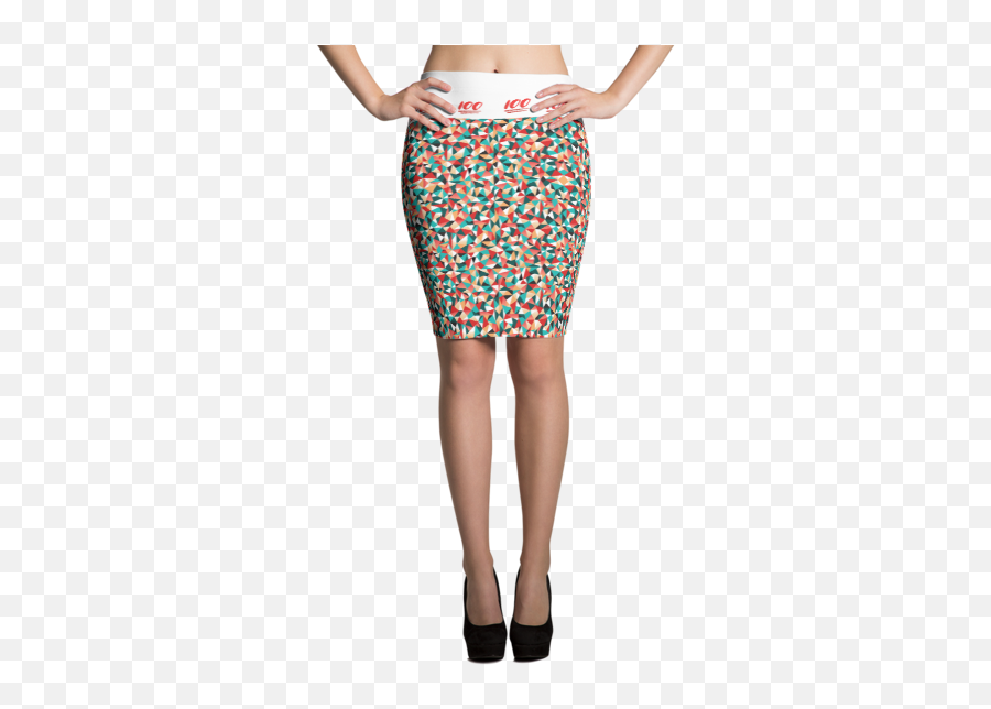 Multi Color Emoji Pencil Skirt Sold - Falda De Like La Leyenda,Yarn Emoji
