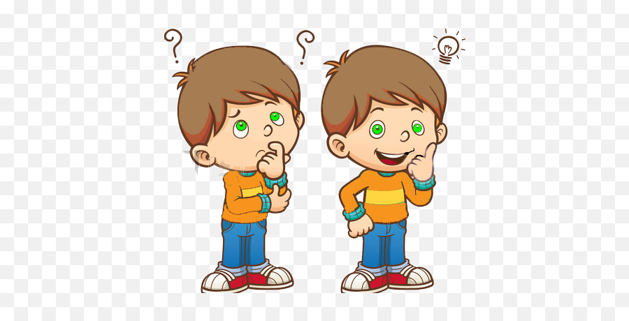 Boy Thinking Transparent Png Clipart - Thinking Boy Png Emoji,Boy Thinking Emoji