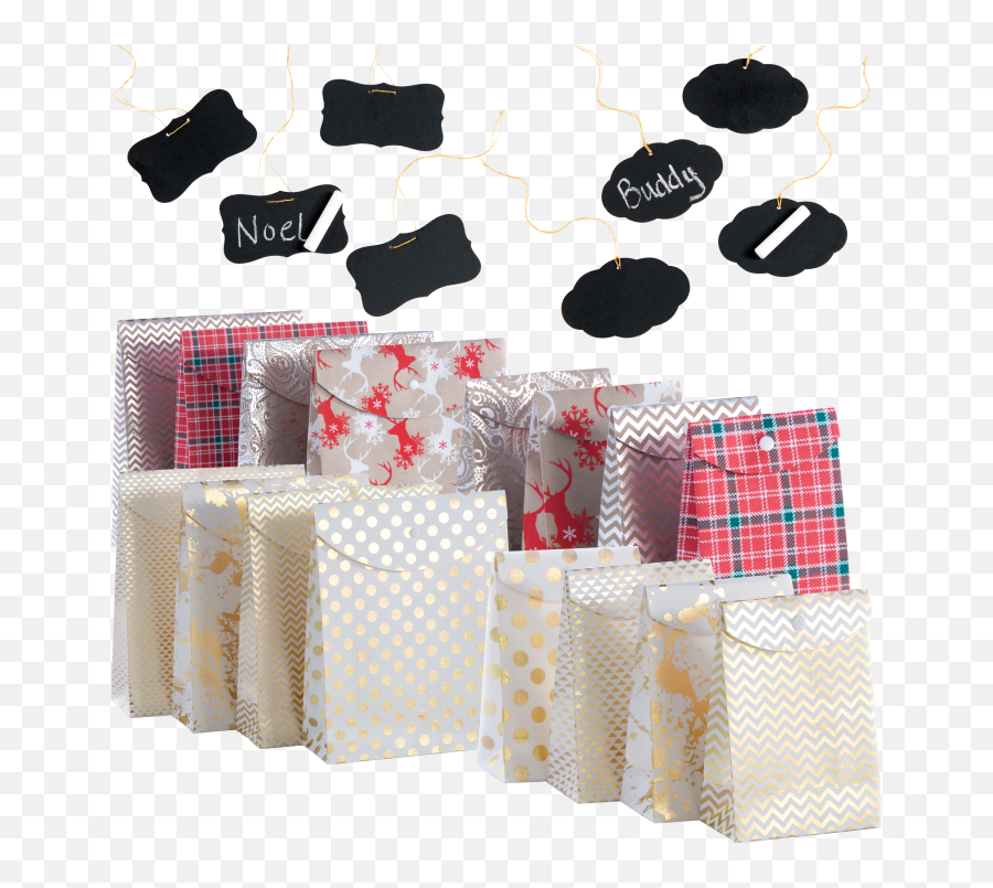 Shiraleah Gift Bags U0026 Tags 4 - To12pack Tartan Emoji,Emoji Gift Bags