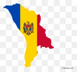 Map Vector Free - Moldova Flag Emoji
