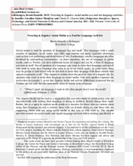 Pdf Tweeting In Zapotec Social Media As A Tool For - Document Emoji,Turkey Leg Emoji