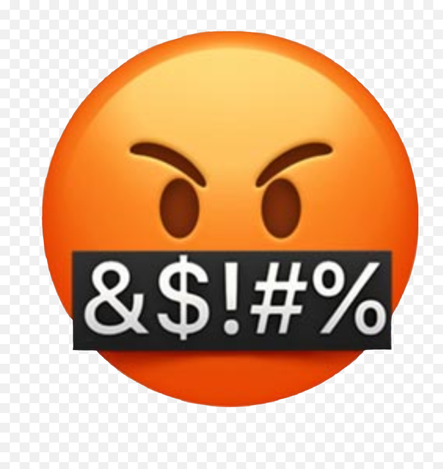 Emoji Emojiiphone Iphone Emojiface Face Angryemoji Angr - Transparent Background Angry Emoji,Angry Face Emoji Text