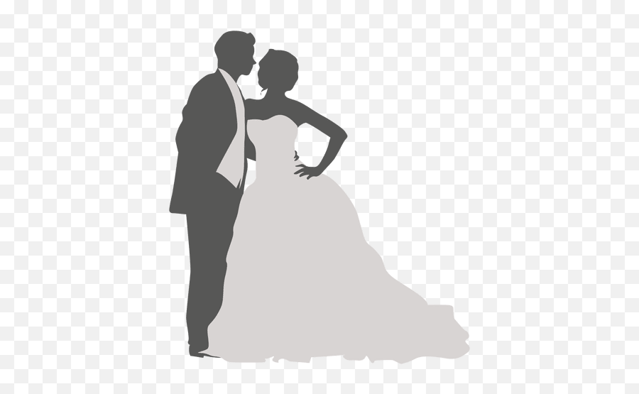 Transparent Png Svg Vector File - Wedding Couple Silhouette Danceing Free Emoji,Couple Dancing Emoji