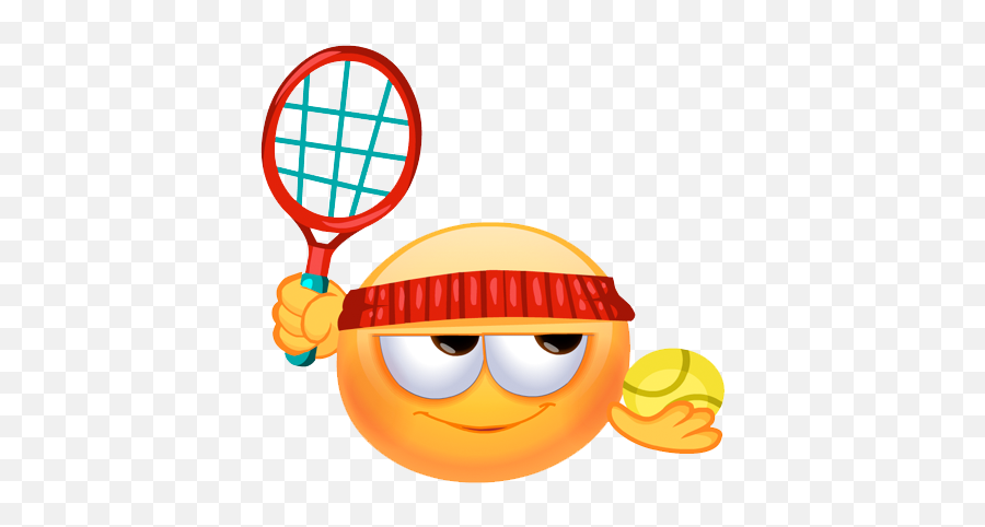 Smiley Emoji Images - Emoticon Tennis,Tennis Emoji