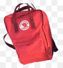 Aesthetic Bags Red Sticker By Linda Elza - Solid Emoji,Emoji Backpacks